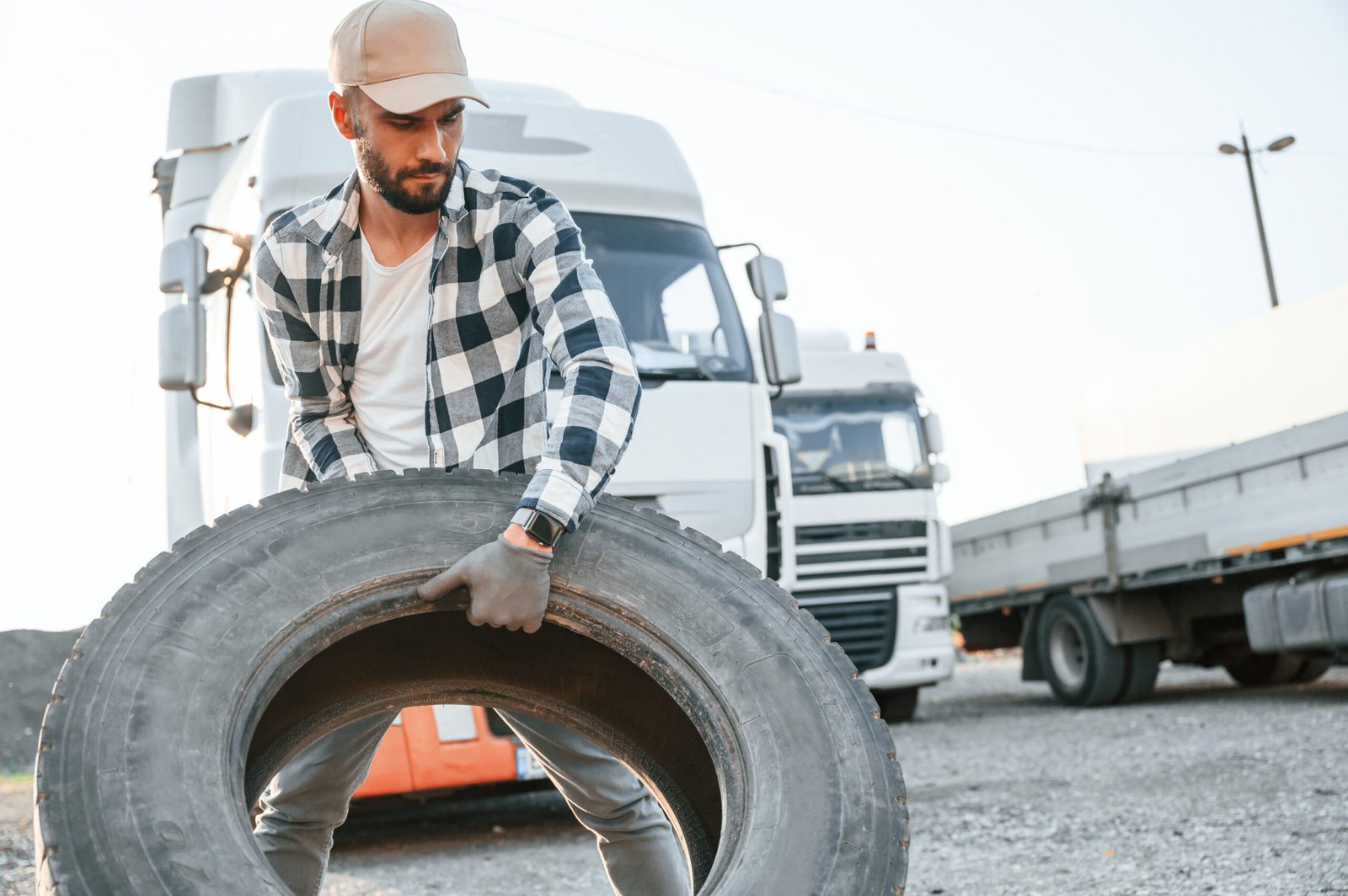 holding-damaged-tire-young-truck-driver-is-with-his-vehicle-daytime-scaled.jpg